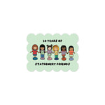 10 Years of Stationery Friends Sticker