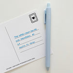 Paper + Craft Pantry: Powder Blue Envelope Pen