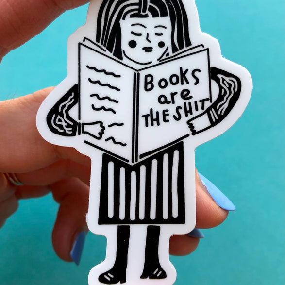 Books are the Shit Sticker