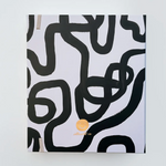 Undated Planner: Black and White Squiggle