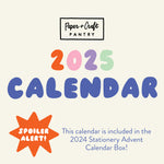 2025 P+CP Calendar