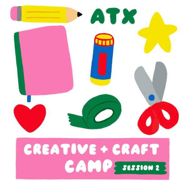 08.22.26 Creative + Craft Camp: Session 2 Workshop Ticket (In-Studio)