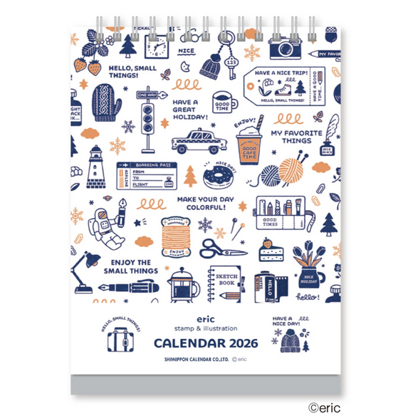 2026 Desk Calendar: Hello, Small Things