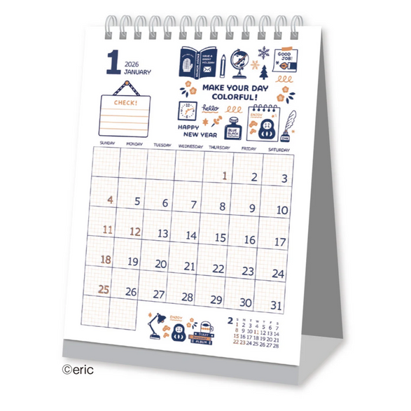 2026 Desk Calendar: Hello, Small Things