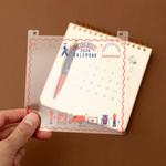 2026 Mini Calendar: Retro Post