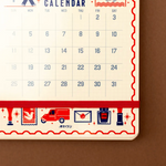 2026 Mini Calendar: Retro Post