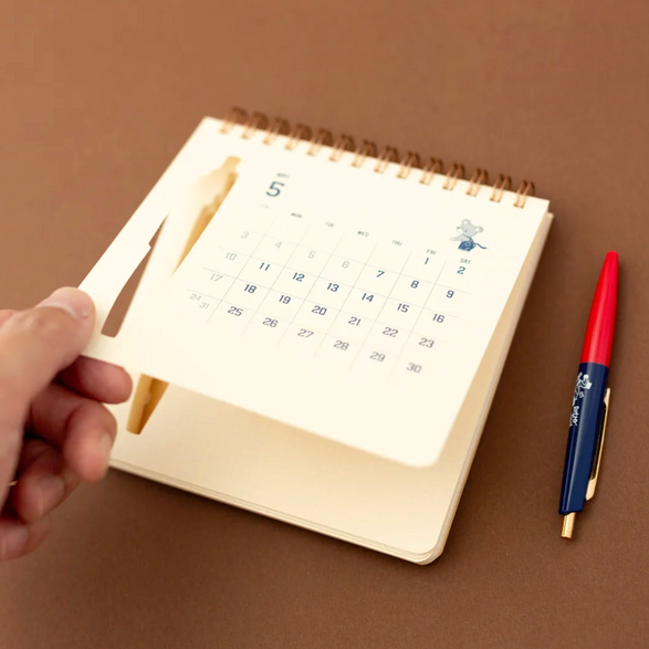 2026 Mini Calendar: Retro Post