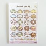 Donut Party Sticker Sheet