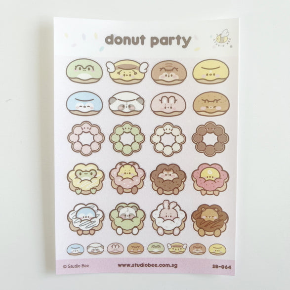 Donut Party Sticker Sheet