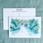 Austin Watercolor Postcard: Kayaks