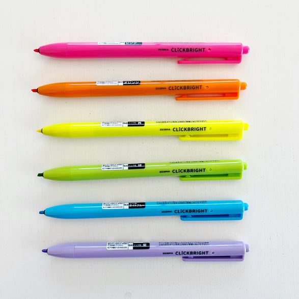 Clickbright Pen - 6 color options