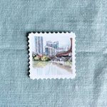 Pedestrian Bridge Stamp Sticker