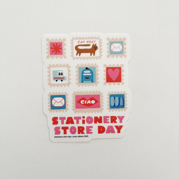 2025 Stationery Store Day Stamps Sticker