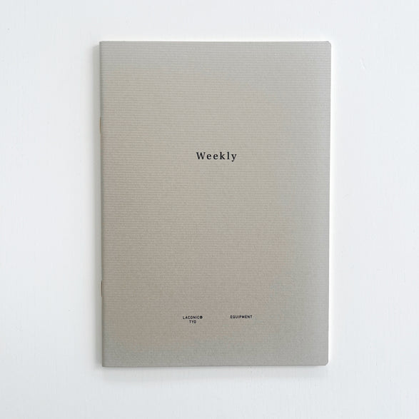 Undated Laconic Style Planner: Weekly