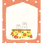 Furukawashiko Retro Rabbits Memo Pad