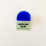 Blue Arch Acrylic Clip