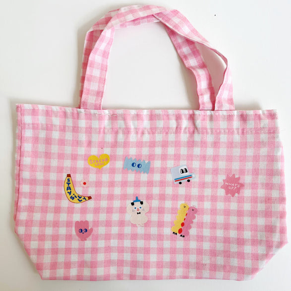SSD 2025 Pink Gingham Tote #4