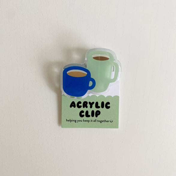 Cozy Mugs Acrylic Clip