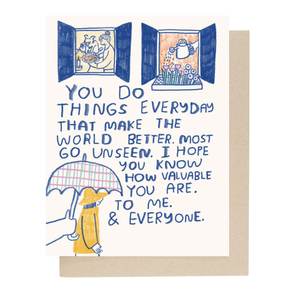 You Make the World Better