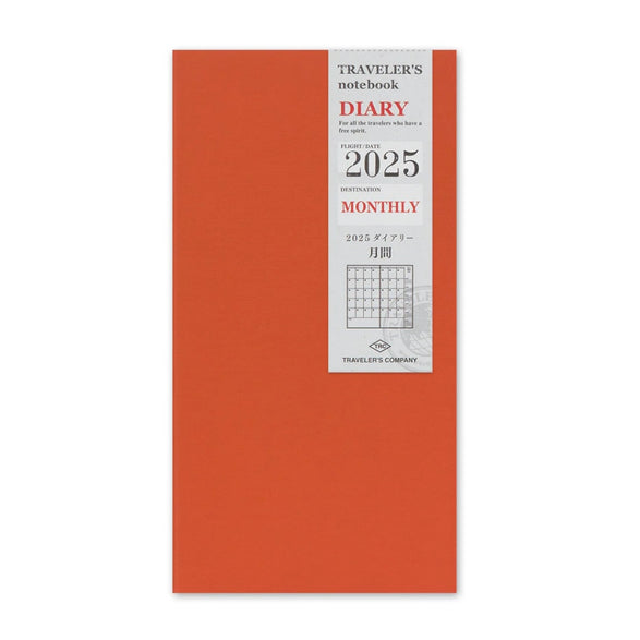 Traveler's Regular Notebook - 2025 Monthly Planner