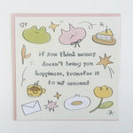 Large Card: Money Doesn't Bring You Happiness