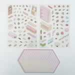 3D Bakery Scene Sticker Sheet