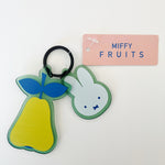 Pear Miffy Keychain