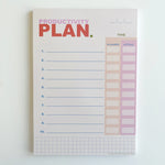 Productivity Plan Notepad