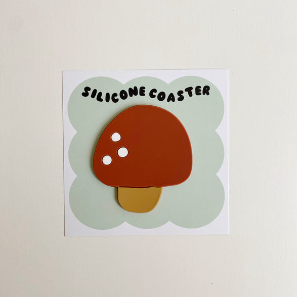 Mushroom Silicone Coaster