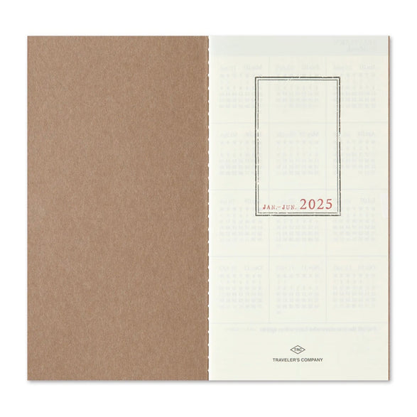 Traveler's Regular Notebook - 2025 Vertical Weekly Planner