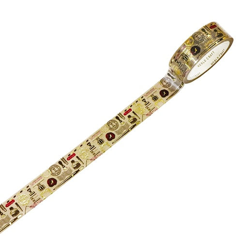 World Craft Letter Washi Tape (15mm)