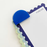 Blue Arch Acrylic Clip