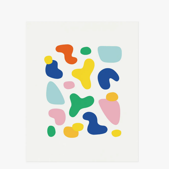 8x10 Art Print: Abstract Shapes
