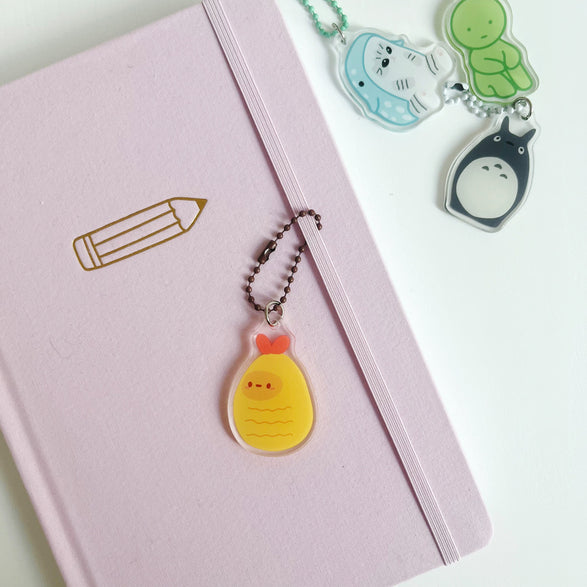 Tempura Shrimp Bag + Journal Charm