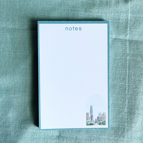 Blue Austin Arch Notepad