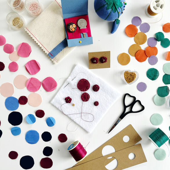 11.02.25 Jewelry: Flower Earrings Workshop Tickets (In-Studio)