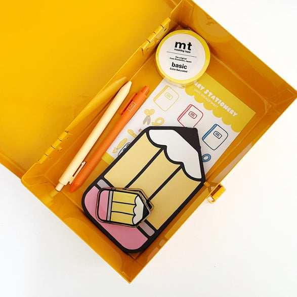 Small Metal Case: Yellow