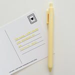 Paper + Craft Pantry: Yellow Envelope Pen