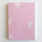 Mini Blank Notebook: Abstract Pink Shapes
