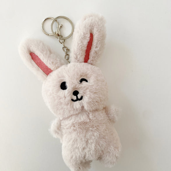 Dottie Bunny Plushie Keychain