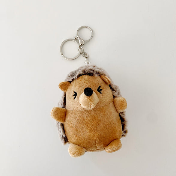 Mochi Hedgehog Plushie Keychain