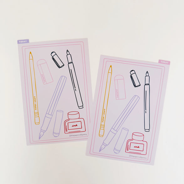 A5 Planner Pencil Board: Stationery