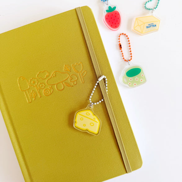 Cheese Bag + Journal Charm