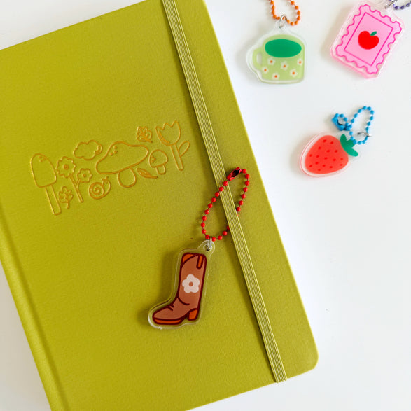 Boot Bag + Journal Charm