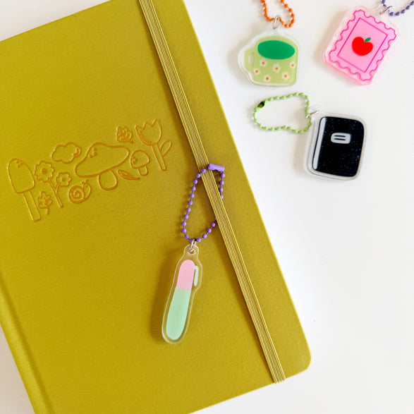 Pen Bag + Journal Charm