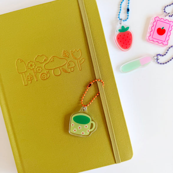 Matcha Bag + Journal Charm