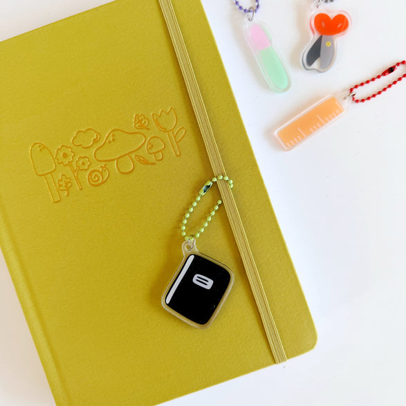 Composition Notebook Bag + Journal Charm