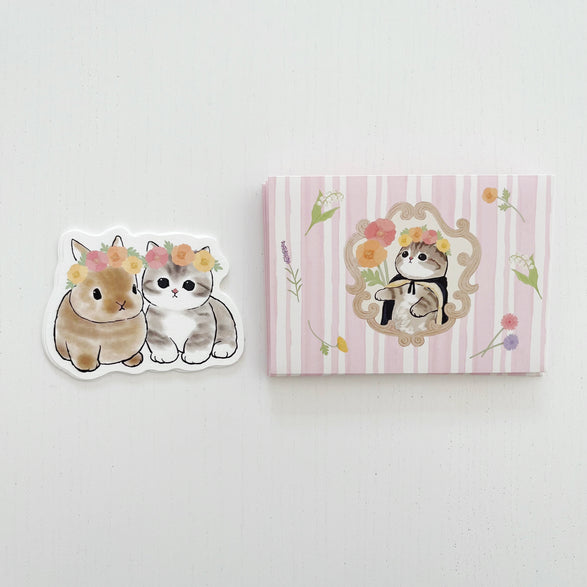 Mofusand Mini Letter Set - Bunny and Cat