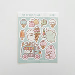 Ice Cream Truck Sticker Sheet