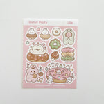 Donut Party Sticker Sheet